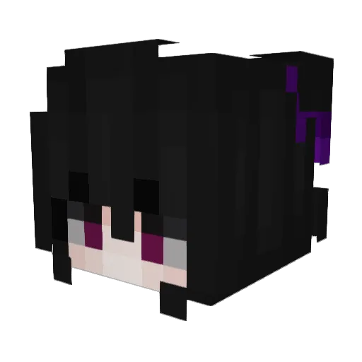 Souki77 Minecraft avatar head, 3D render