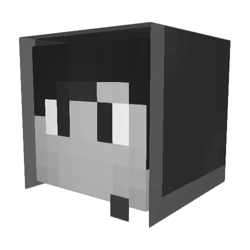 SoulClaw16 Minecraft avatar head, 3D render