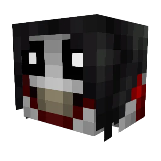 SoulDCreed Minecraft avatar head, 3D render