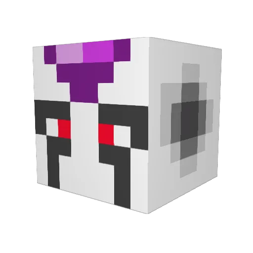 SoulEater193 Minecraft avatar head, 3D render