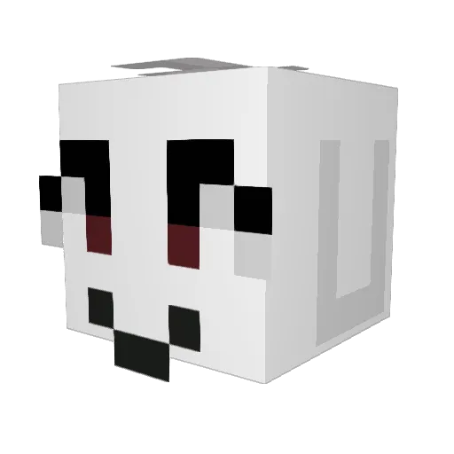 SoulEater929 Minecraft avatar head, 3D render