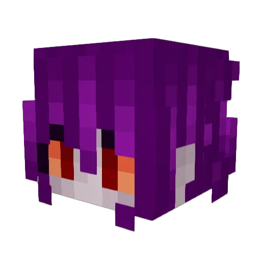 SoulFeather_ Minecraft avatar head, 3D render