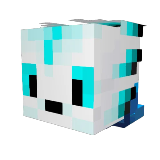 SoulFire34 Minecraft avatar head, 3D render