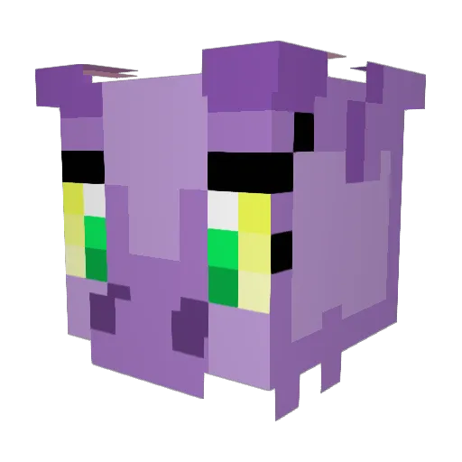 SoulFireDragon Minecraft avatar head, 3D render