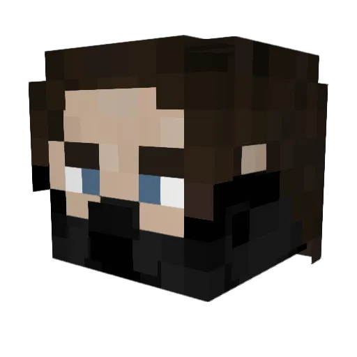 SoulGorr Minecraft avatar head, 3D render
