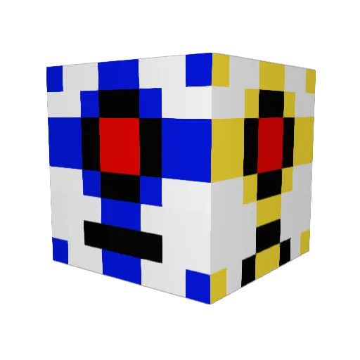 SoulGrinder721 Minecraft avatar head, 3D render
