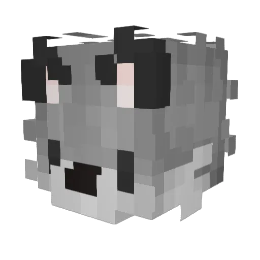 SoulHunter_295 Minecraft avatar head, 3D render
