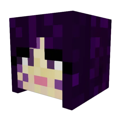 SoulJager Minecraft avatar head, 3D render
