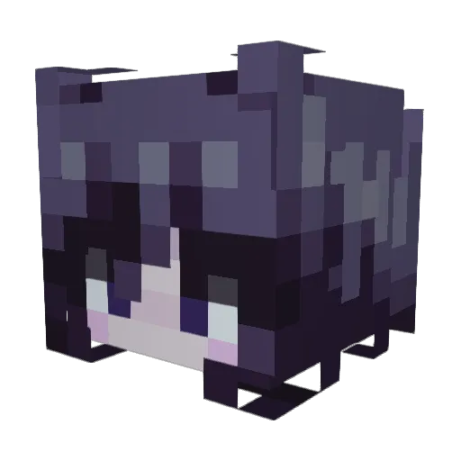 SoulK1ss Minecraft avatar head, 3D render