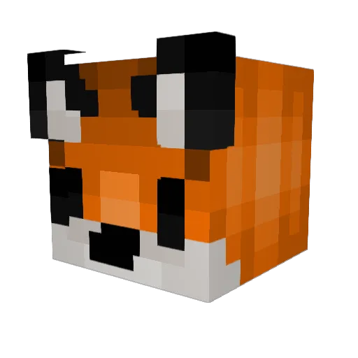 SoulLess25 Minecraft avatar head, 3D render