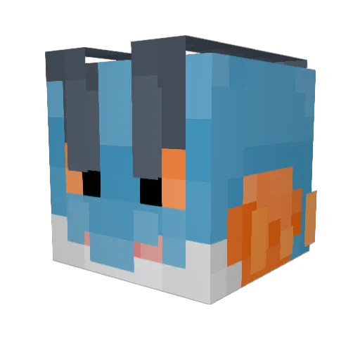 SoulRanger000 Minecraft avatar head, 3D render