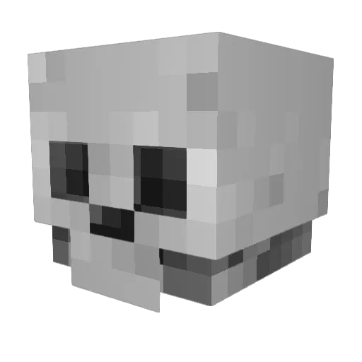 SoulRaptor Minecraft avatar head, 3D render