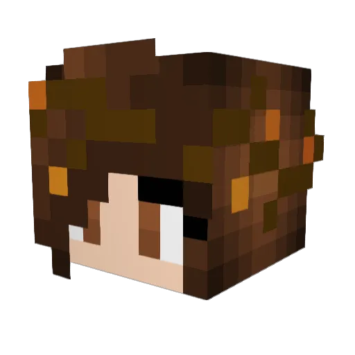 SoulRaven_ Minecraft avatar head, 3D render