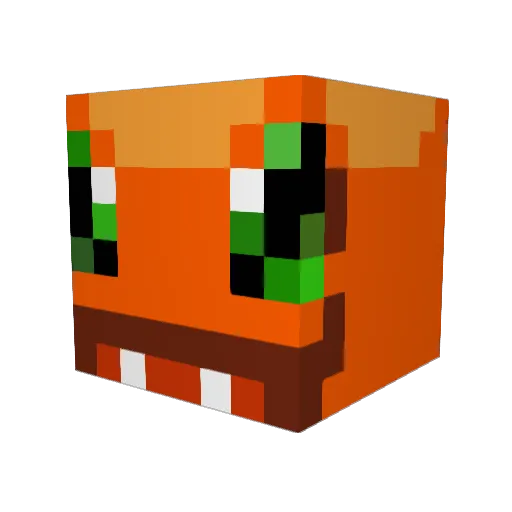 SoulRepper Minecraft avatar head, 3D render