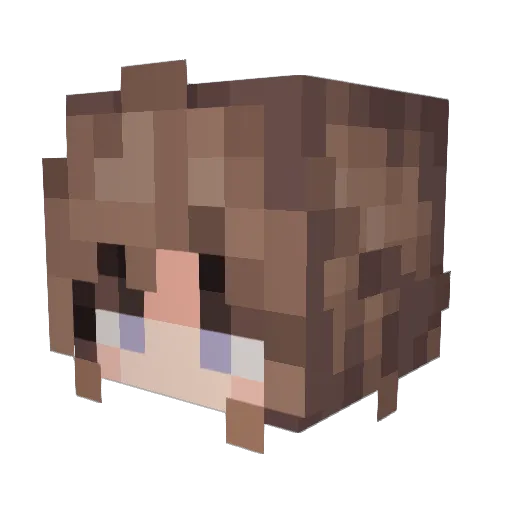 SoulRwitual Minecraft avatar head, 3D render