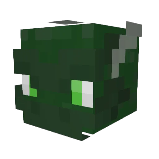 SoulSabre Minecraft avatar head, 3D render