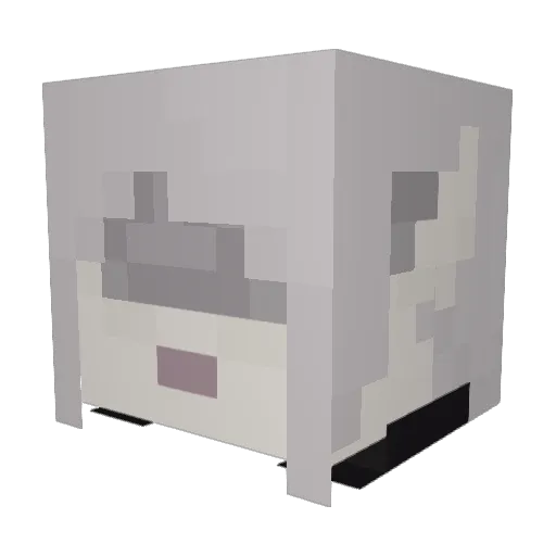 SoulScarab Minecraft avatar head, 3D render