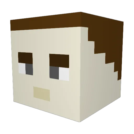 SoulStealer121 Minecraft avatar head, 3D render
