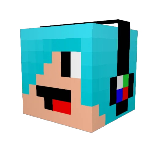 SoulTheGodz Minecraft avatar head, 3D render