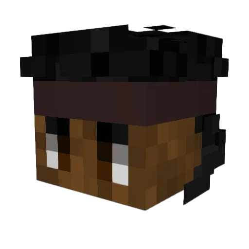 SoulTiger77 Minecraft avatar head, 3D render