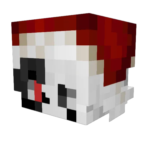 Soul_Combo Minecraft avatar head, 3D render
