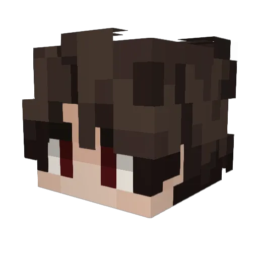 Soul_IX Minecraft avatar head, 3D render