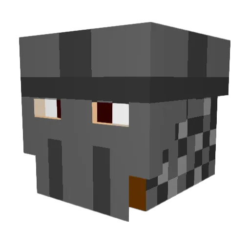 Soul_Of_Cinder1 Minecraft avatar head, 3D render