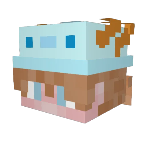 Soul_Prince Minecraft avatar head, 3D render