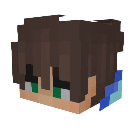 Soul_Rider_AK Minecraft avatar head, 3D render