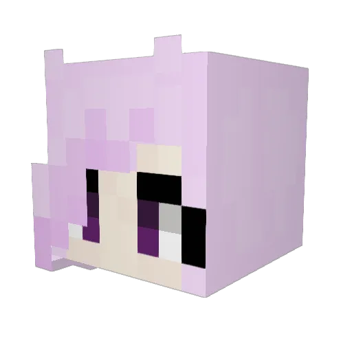 Soul_Sona Minecraft avatar head, 3D render