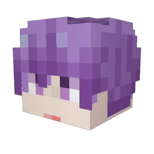 Soul_ite Minecraft avatar head, 3D render