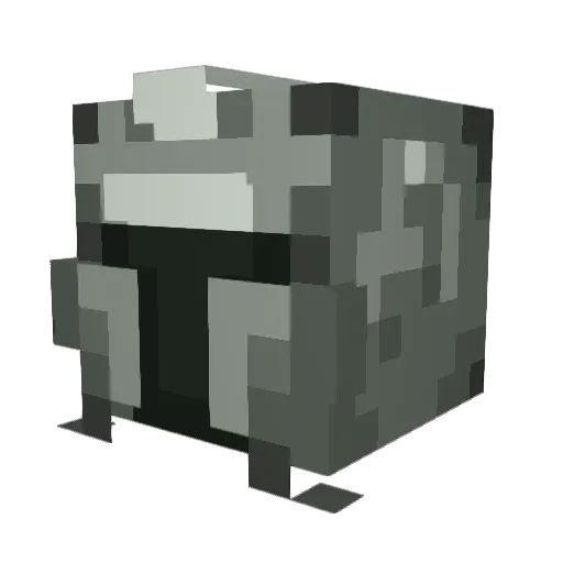 Soulantine Minecraft avatar head, 3D render