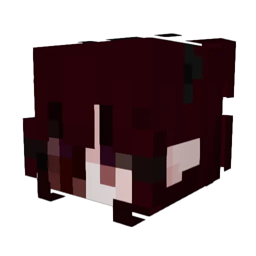 Soularith Minecraft avatar head, 3D render