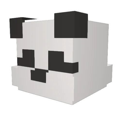 Soulbots007 Minecraft avatar head, 3D render