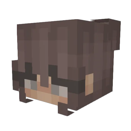 SoulcollecterM Minecraft avatar head, 3D render