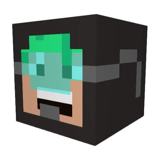 Soulcrusher10 Minecraft avatar head, 3D render
