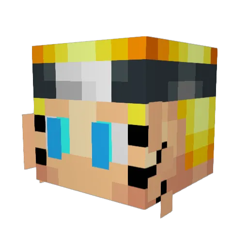 Souleater8700 Minecraft avatar head, 3D render