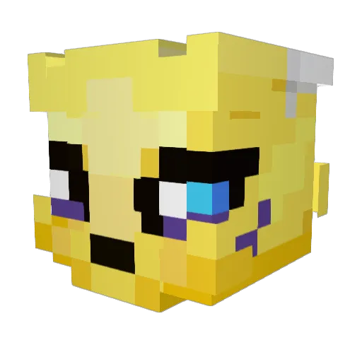 Souless_Charade Minecraft avatar head, 3D render