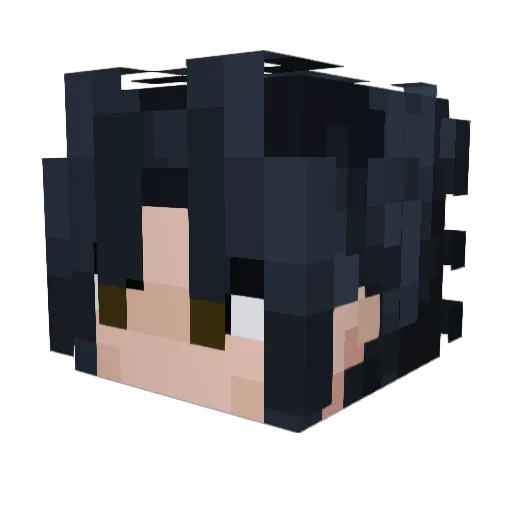 Soulessginger Minecraft avatar head, 3D render