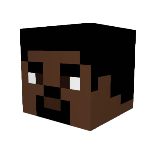 SoulfulAsp492 Minecraft avatar head, 3D render