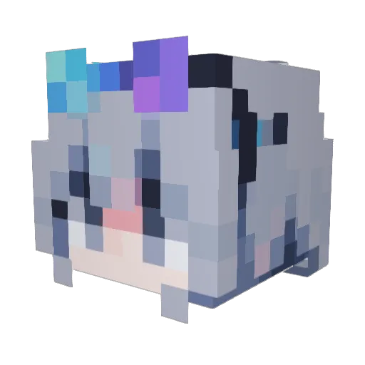 SoulfulFarewell Minecraft avatar head, 3D render