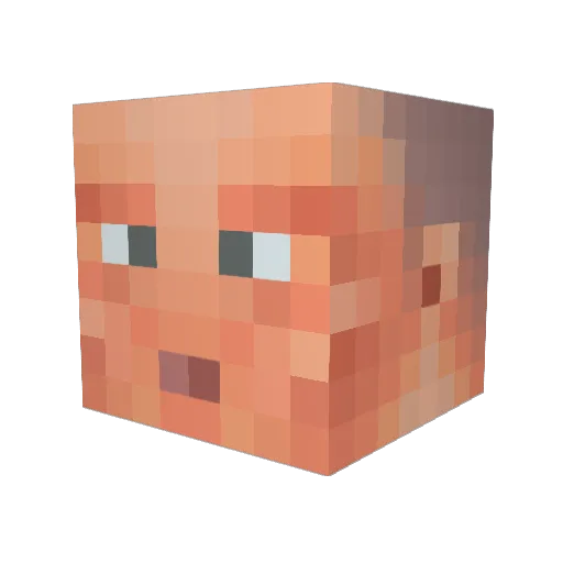 Soulhammerfk Minecraft avatar head, 3D render