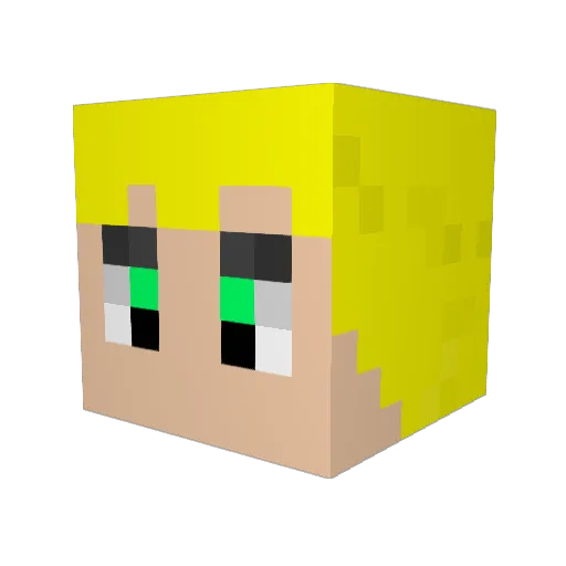 Soulistic_dayz Minecraft avatar head, 3D render
