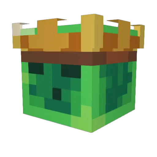 Soulking7200 Minecraft avatar head, 3D render