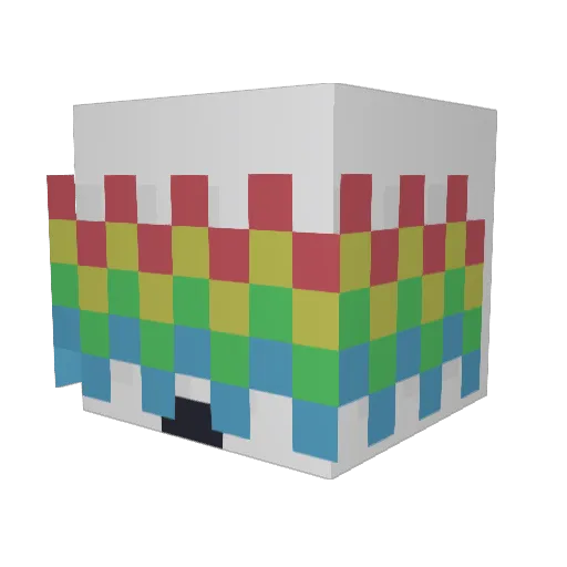 SoullessTomb Minecraft avatar head, 3D render