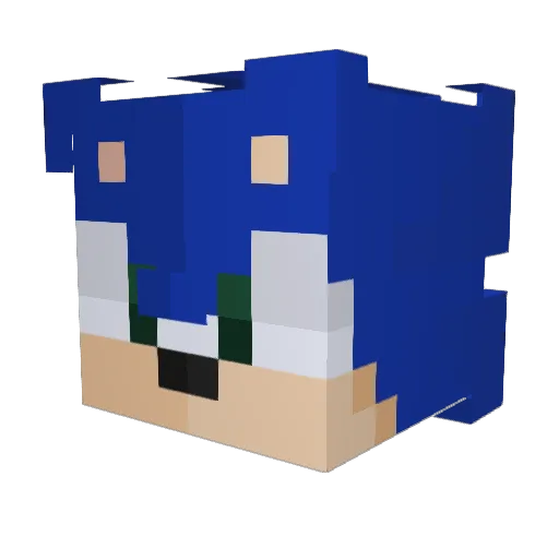 Soulless_Moon Minecraft avatar head, 3D render
