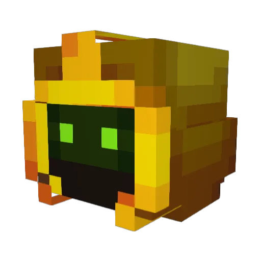 Soulllessss Minecraft avatar head, 3D render