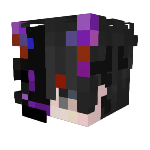 Soully69x Minecraft avatar head, 3D render