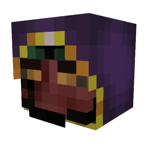 Soulmonkey540 Minecraft avatar head, 3D render