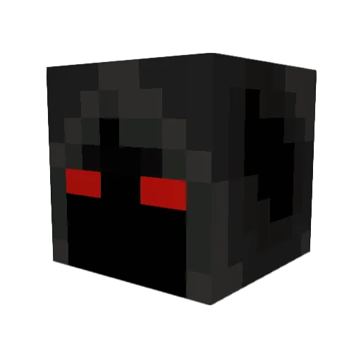 Soulnz Minecraft avatar head, 3D render